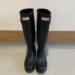HUNTER オリジナルトール　レインブーツ　黒　22㎝