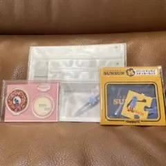 Happyくじ パペットスンスン F賞 H賞 E賞 アクスタ ステッカー