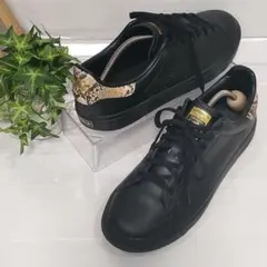 未使用級 アディダス スタンスミス レザースニーカー 金ベロ パイソン 26cm