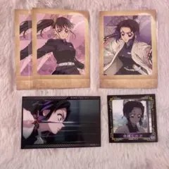 鬼滅の刃 胡蝶しのぶ 栗花落カナヲ パシャこれ シール烈伝 ミニブロマイド