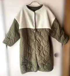 fifth ボア切り替えキルティングコート /キルティングコート