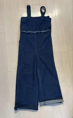 SOMETHING デニムサロペット インディゴ