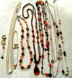 ★ジャンクアクセまとめ売り★ネックレス★イヤリング★ビーズ指輪など