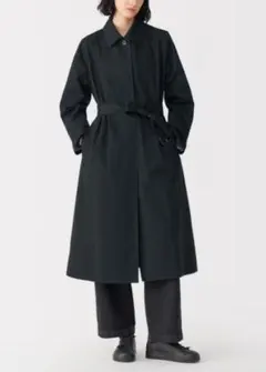 完売品 MUJI Labo 太番手リネンドローストリングジャケット グレーL
