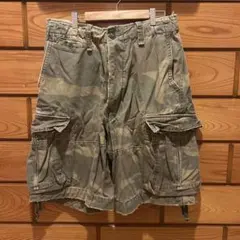 Abercrombie & Fitch 迷彩カーゴショートパンツ サイズ32