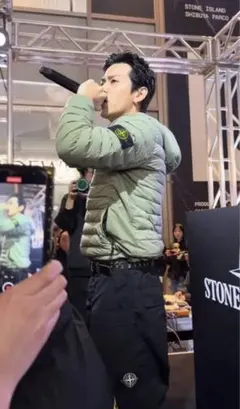 STONE ISLAND ダウンジャケット3house着用