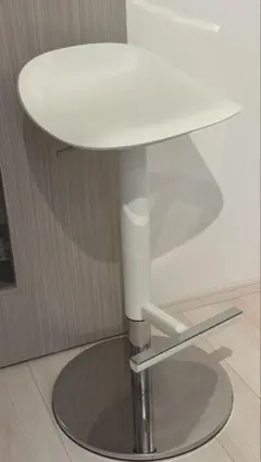 IKEA バースツール ホワイト 昇降式JANINGE - メルカリ