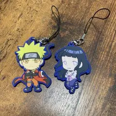 NARUTO ラバーストラップ　ナルト　ヒナタ