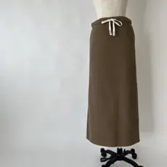 1209.あったか裏起毛のコーデュロイロングスカート