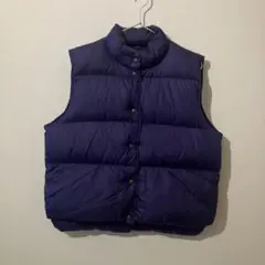 L.L.Bean グースダウンベスト　パープル　紫　80s レアカラー