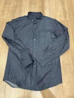 UNIQLO +J 長袖シャツ デニム色 M