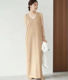 Plage リブタンクワンピース