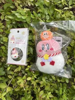 星のカービィ　おもちもちマスコット　ころ鈴　根付　郵便局限定