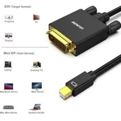 BENFEI DVI to Mini DisplayPort 変換ケーブル