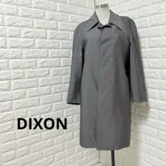 【美品】DIXONグレー ステンカラーコート91A Ｏ　春コート　メンズ