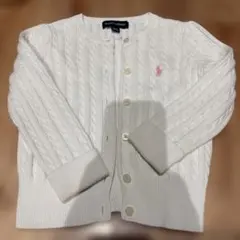 Ralph Lauren 24M ホワイト カーディガン