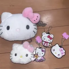 ハローキティ 50周年 ポーチ ショルダー キーホルダー