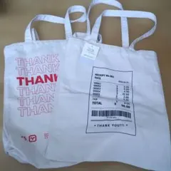 ダイソー DAISO エコバッグ トートバッグ threeppyのサムネイル