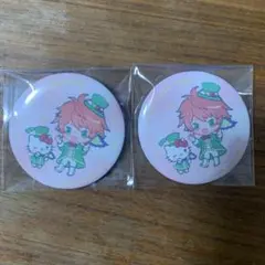 カラフルピーチ　サンリオ　缶バッジ　じゃぱぱさん