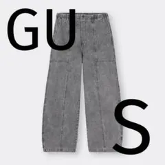 GU ジーユー コクーンジョガープルオンパンツ グレー S