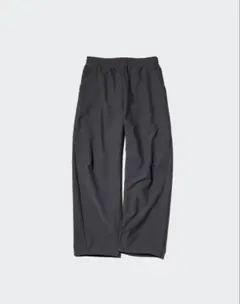 ユニクロ ジャージーカーブパンツ ダークグレー XL 丈標準 レディース
