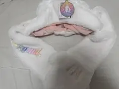 【新品未使用タグ付き】ディズニー 40周年フリースキャップ ホワイト