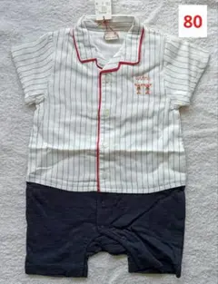 ★最終値下げ★プティマイン ポロシャツ風カバーオール 80cm