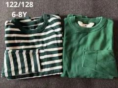 H&M トップス 長袖 薄手のニット 6-8y 120〜130サイズ
