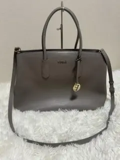 FURLA フルラ 2wayバッグ　ショルダーバッグ　テッサ　グレージュ　袋付き