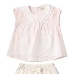 【70cm】刺繍レースブラウス【petit main】