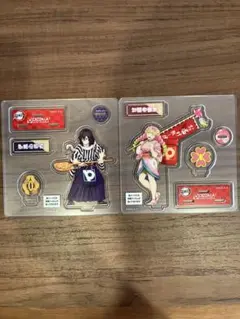 鬼滅の刃 ピザーラ アクリルスタンド 伊黒小芭内　甘露寺蜜璃　セット