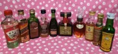 ✿ミニボトル ウイスキー & お酒、★古酒１０本セット★新品未開栓★