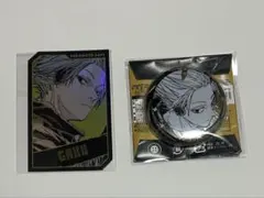 サカモトデイズ　楽　ゴールデン缶バッジ　ホロカード