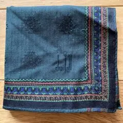 dunhill メンズハンカチ　緑　新品