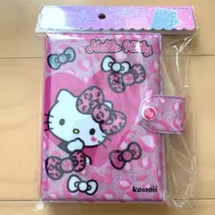 【新品】Sanrio ハローキティー ピンクヒョウ柄 シール帳 シールバインダー
