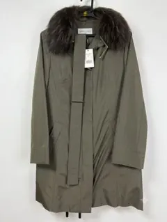 GERARD DAREL ファー付き ロングコート カーキのサムネイル