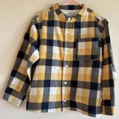 チェック柄長袖シャツ 120サイズ