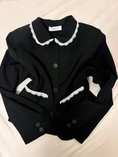 smyeon レース付きコンパクトジャケット ブラック smyeon レース付きコンパクトジャケット - メルカリ