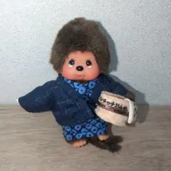 温泉 モンチッチ 男の子 キーホルダー monchhichi