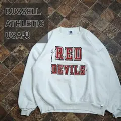 【USA製　美品】RUSSELL ATHLETIC　ビッグサイズ　カレッジ系