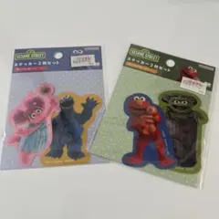 セサミストリート　ステッカー　2点セット