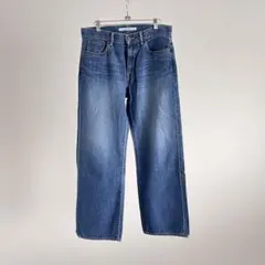 FRAMeWORK ワイド　ストレート　デニム　パンツ インディゴブルーのサムネイル