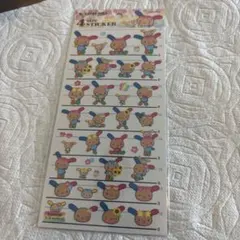 新品◆ウサハナ 4サイズステッカー 日焼け☆サンリオ カミオジャパン 正規品