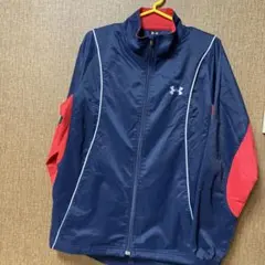 Under Armour ジャージ上下セット ネイビー/レッド　SM
