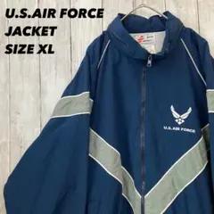 U.S.AIR FORCE PTU トレーニングジャケット XL ネイビー　古着