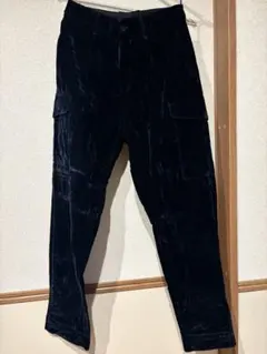 EMPORIO ARMANI ベロア カーゴパンツ ネイビーのサムネイル