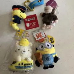 キャラクター マスコットセット スヌーピー ミニオン他