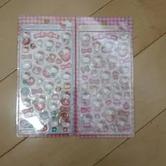 正規品　ボンボンドロップシール　サンリオ　第二弾　キティ　赤　ピンク