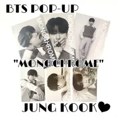 BTS ポップアップ MONOCHROME プリントフォト ミニフォト グク C