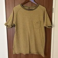 ナイジェルケーボン Nigel Cabourn ボーダー ポケットTシャツ 48